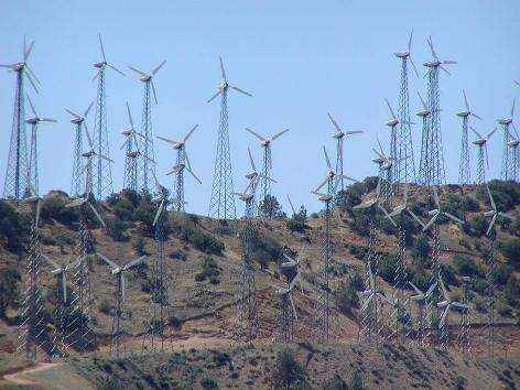 Tehachapi Pass Wind Farms Энергия ветра